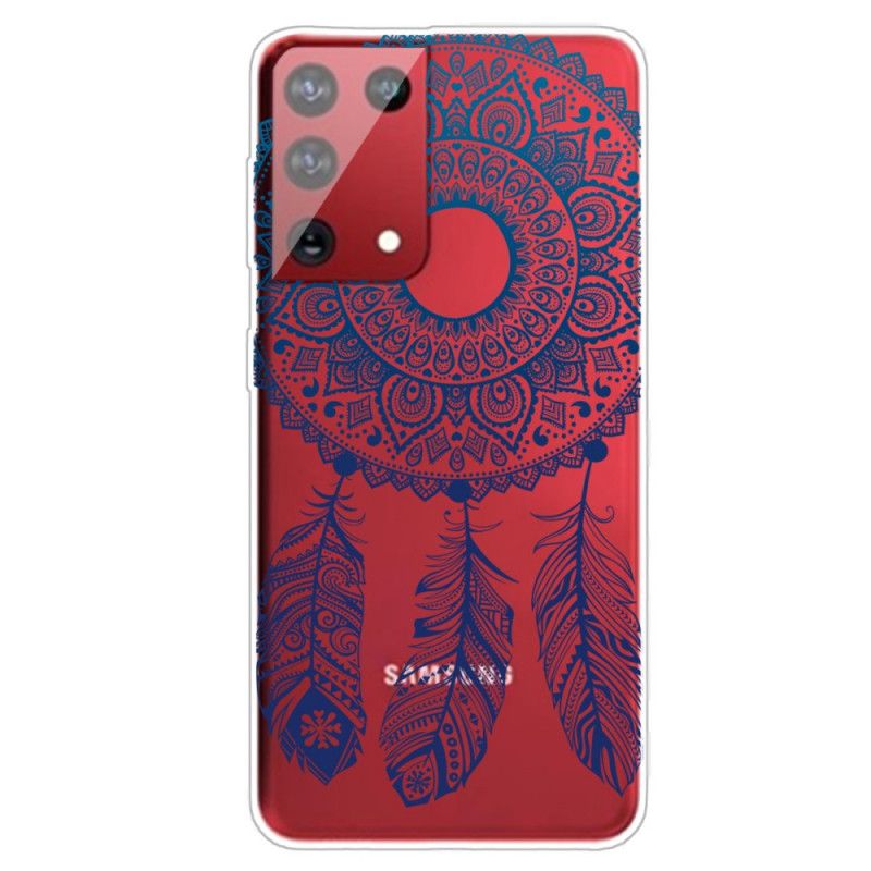 Hoesje voor Samsung Galaxy S21 Ultra 5G Unieke Bloemenmandala
