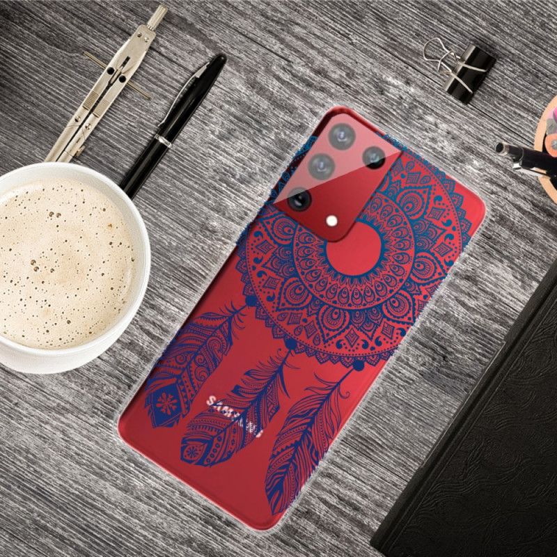 Hoesje voor Samsung Galaxy S21 Ultra 5G Unieke Bloemenmandala
