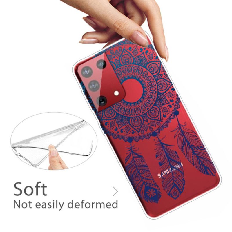 Hoesje voor Samsung Galaxy S21 Ultra 5G Unieke Bloemenmandala