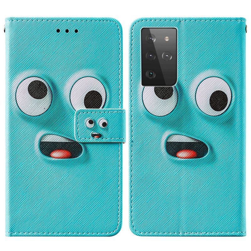 Leren Hoesje Samsung Galaxy S21 Ultra 5G Bloop