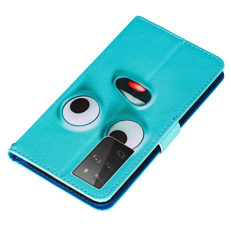 Leren Hoesje Samsung Galaxy S21 Ultra 5G Bloop