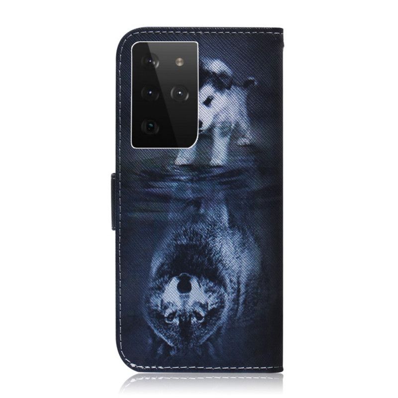 Leren Hoesje Samsung Galaxy S21 Ultra 5G Ernesto De Wolf
