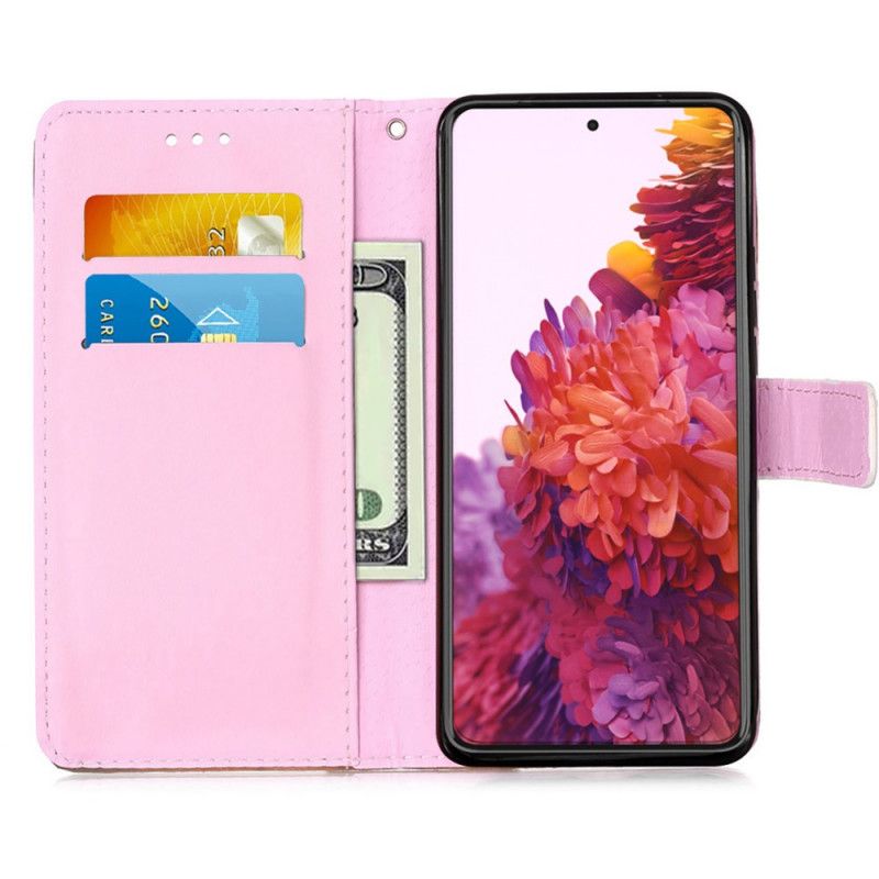 Leren Hoesje Samsung Galaxy S21 Ultra 5G Melkwegpanda