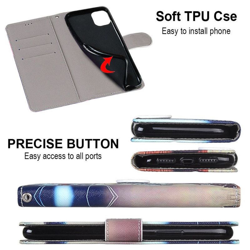 Leren Hoesje voor Samsung Galaxy S21 Ultra 5G Limoenen