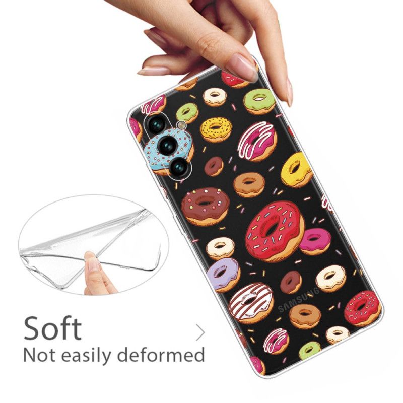 Cover Hoesje Samsung Galaxy A13 5g Telefoonhoesje Liefde Donuts