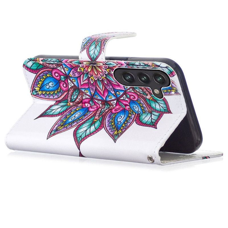 Folio-hoesje Samsung Galaxy A13 5g Telefoonhoesje Getekende Mandala
