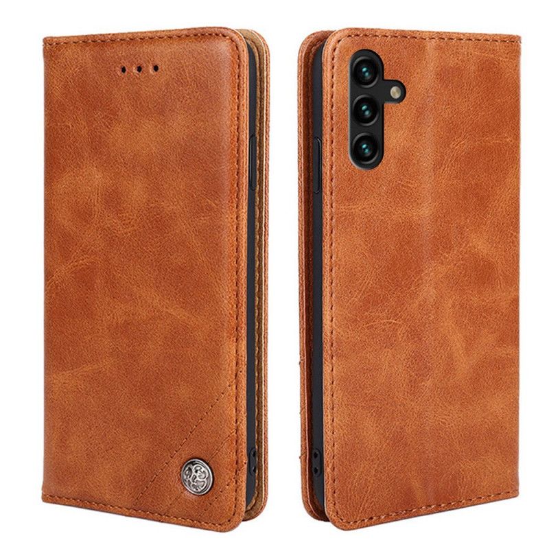 Folio-hoesje Voor Samsung Galaxy A13 5g Stijl Lederen Klinknagel