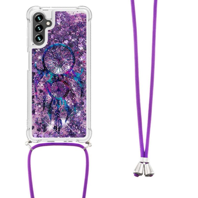 Hoesje Samsung Galaxy A13 5g Glitter Koord Dromenvanger