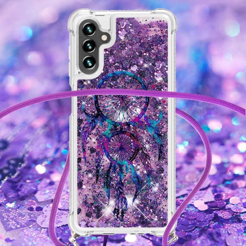 Hoesje Samsung Galaxy A13 5g Glitter Koord Dromenvanger
