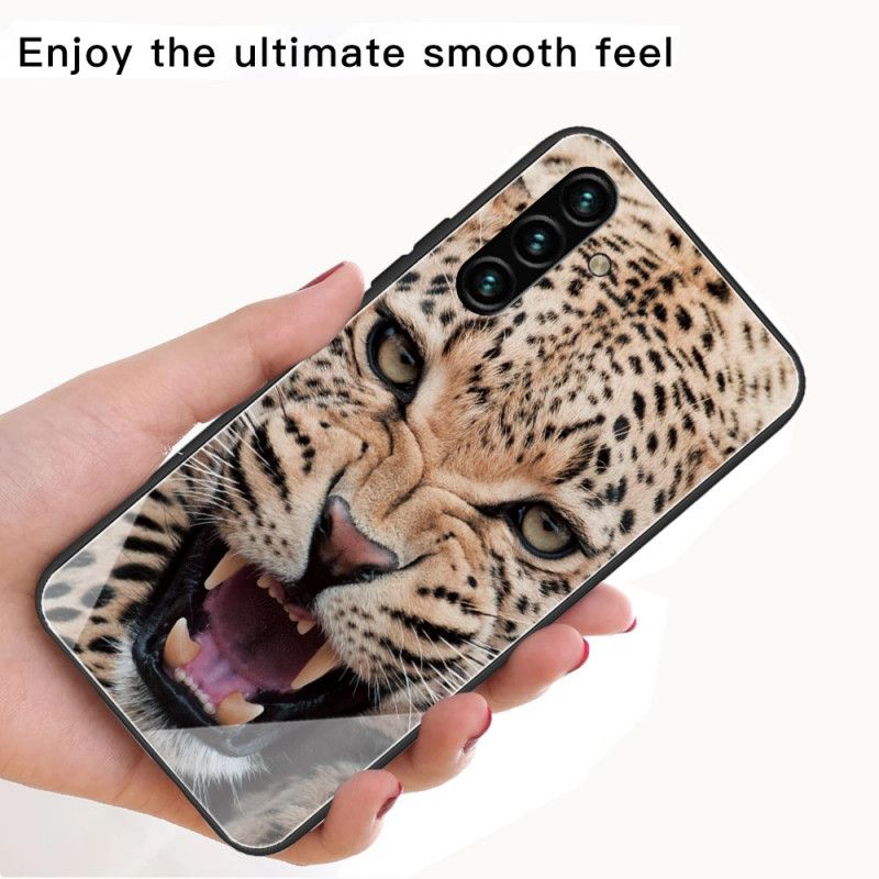 Hoesje Samsung Galaxy A13 5g Leopard Gehard Glas Bescherming Hoesje