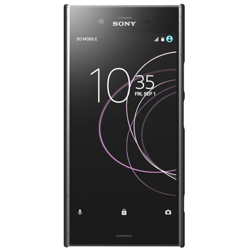 Hoesje voor Sony Xperia XZ1 Zwart Stijve Frosted Nillkin
