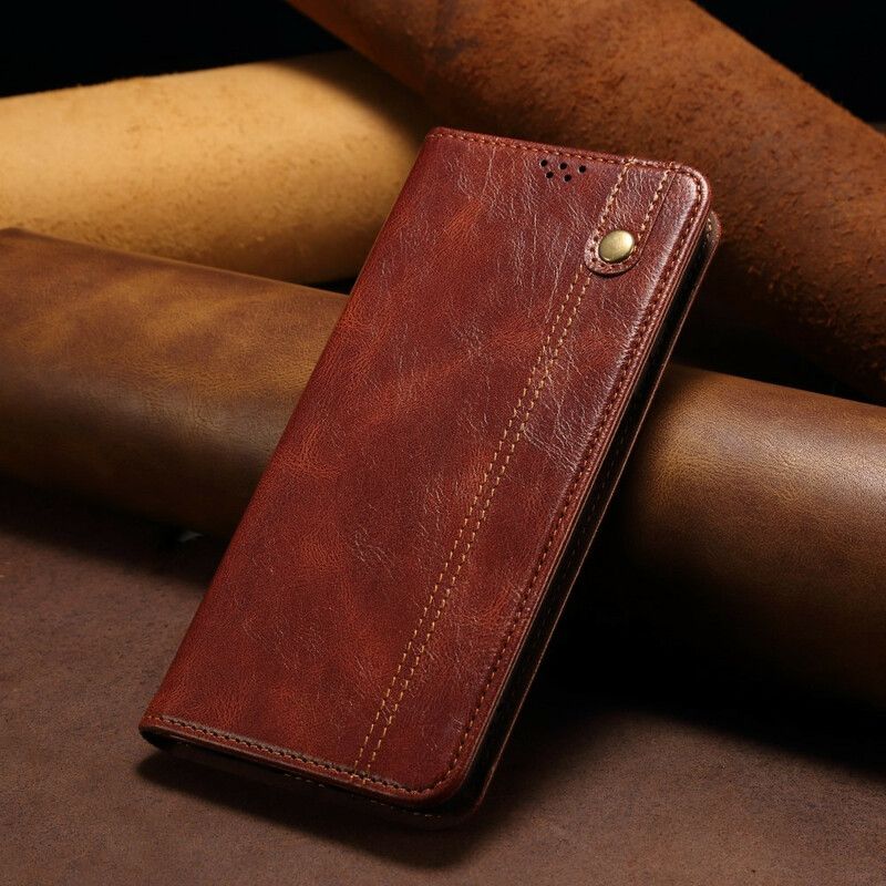 Folio-hoesje Huawei Nova 9 / Honor 50 Gewaxt Kunstleer