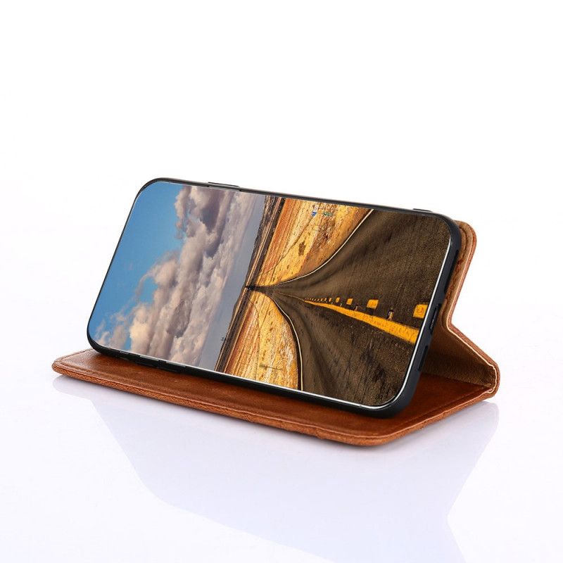 Folio-hoesje Huawei Nova 9 / Honor 50 Stijl Lederen Klinknagel Bescherming Hoesje
