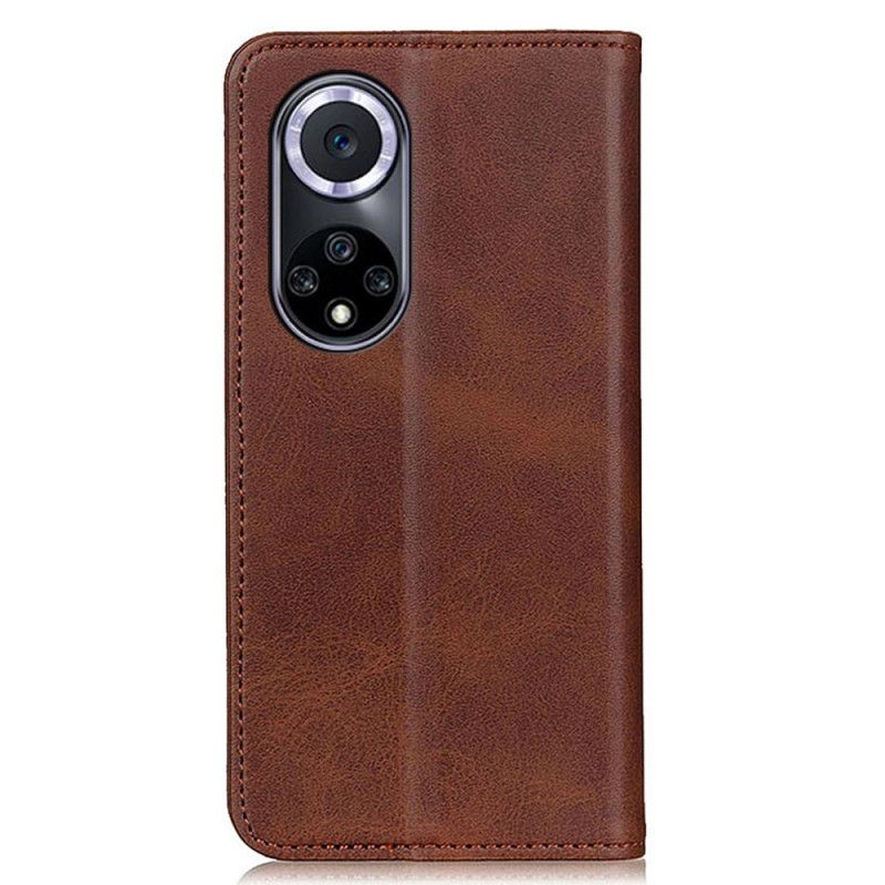 Folio-hoesje Huawei Nova 9 / Honor 50 Telefoonhoesje Splitlederen Elegantie
