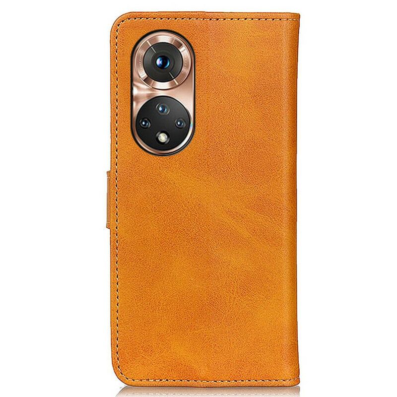 Leren Hoesje Huawei Nova 9 / Honor 50 Kunstleer Met Matte Afwerking Bescherming Hoesje