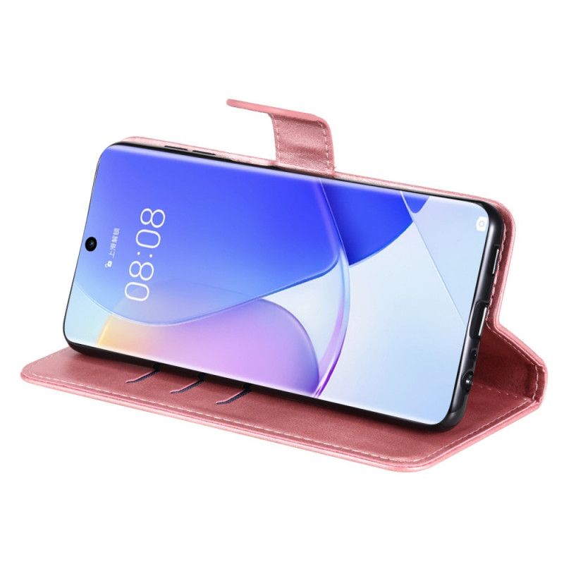 Leren Hoesje Huawei Nova 9 / Honor 50 Vintage Portemonnee Bescherming Hoesje