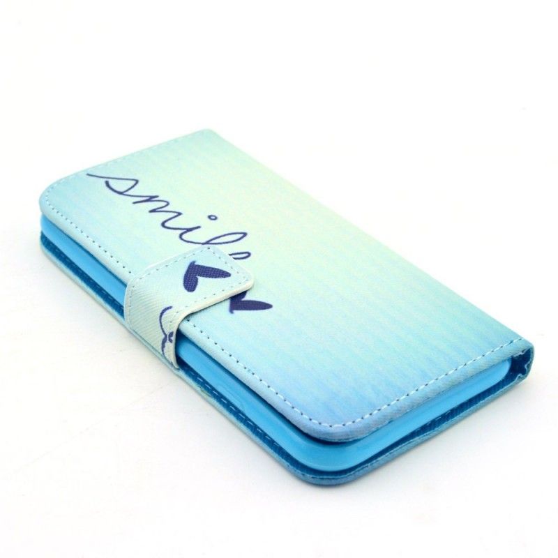 Cover Folio-hoesje iPhone 6 / 6S Telefoonhoesje Lach