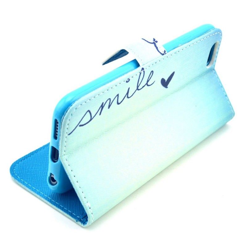 Cover Folio-hoesje iPhone 6 / 6S Telefoonhoesje Lach