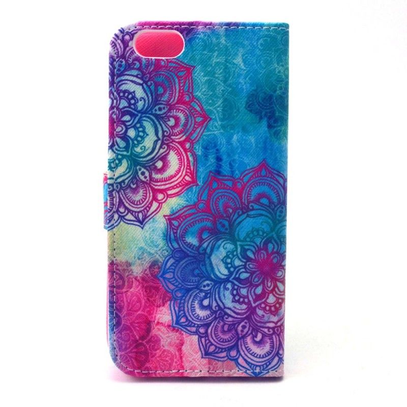 Cover Folio-hoesje iPhone 6 / 6S Telefoonhoesje Lotus