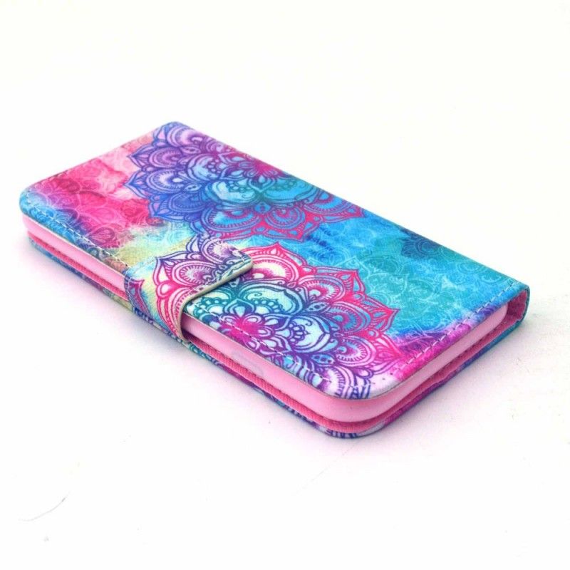 Cover Folio-hoesje iPhone 6 / 6S Telefoonhoesje Lotus