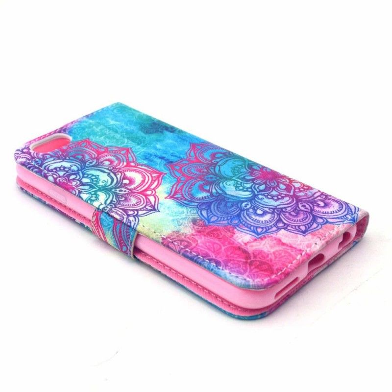 Cover Folio-hoesje iPhone 6 / 6S Telefoonhoesje Lotus