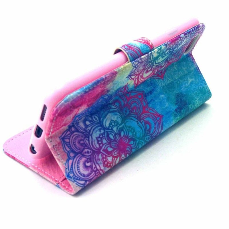 Cover Folio-hoesje iPhone 6 / 6S Telefoonhoesje Lotus