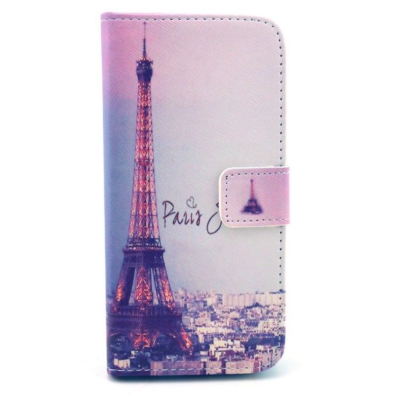 Cover Folio-hoesje iPhone 6 / 6S Telefoonhoesje Parijs Ik Hou Van Je