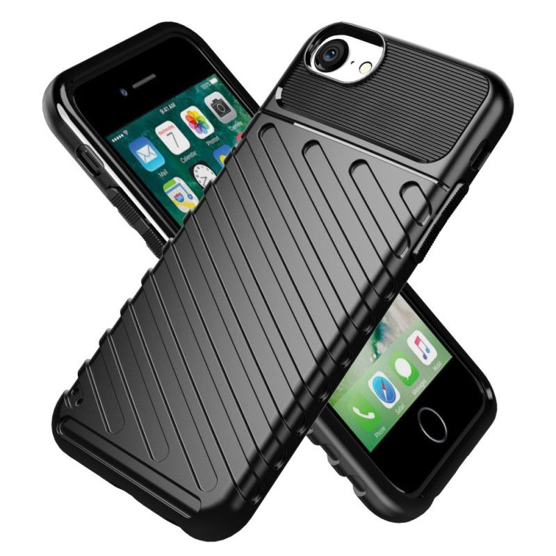 Hoesje iPhone 6 / 6S Groen Zwart Donderreeks
