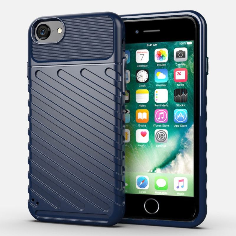 Hoesje iPhone 6 / 6S Groen Zwart Donderreeks