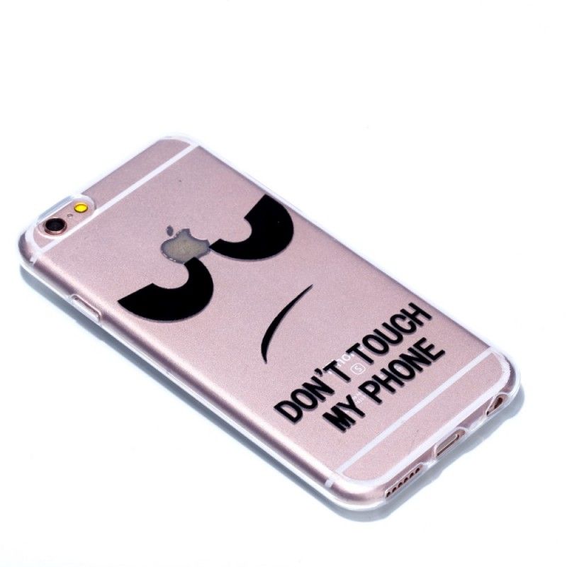 Hoesje iPhone 6 / 6S Reliëf. Raak Mijn Telefoon Niet Aan