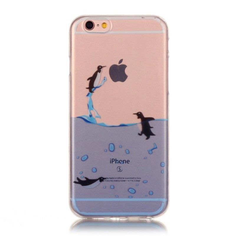 Hoesje iPhone 6 / 6S Transparant Spel Van Pinguïns