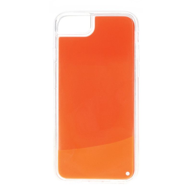 Hoesje voor iPhone 6 / 6S Oranje Geel Lichtgevend