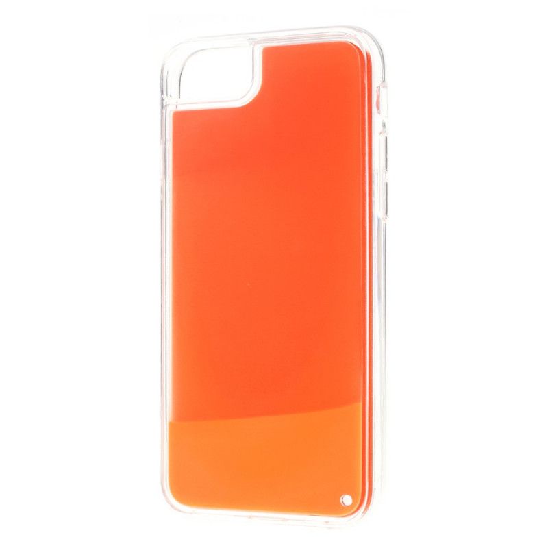 Hoesje voor iPhone 6 / 6S Oranje Geel Lichtgevend