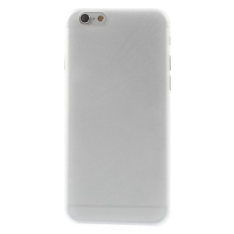 Hoesje voor iPhone 6 / 6S Transparant Zwart Ultrafijn - 03 Mm