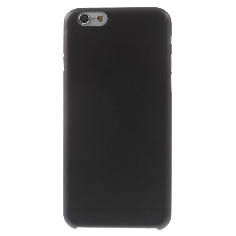 Hoesje voor iPhone 6 / 6S Transparant Zwart Ultrafijn - 03 Mm