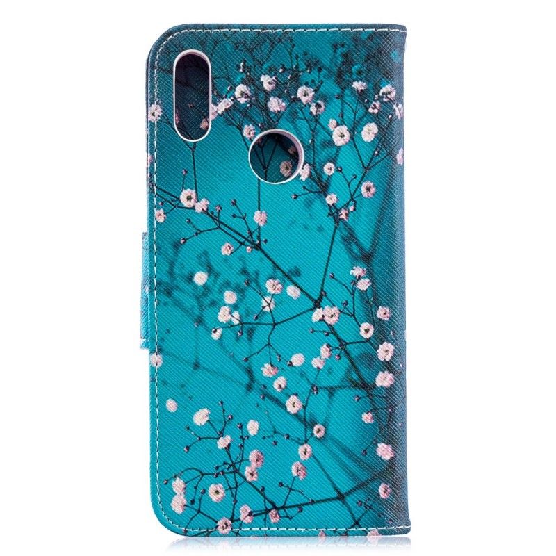 Bescherming Hoesje Huawei Y6 2019 Telefoonhoesje Bloeiende Boom