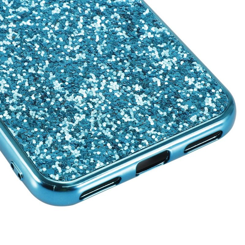 Hoesje Huawei Y6 2019 Goud Rood Premium Glitter