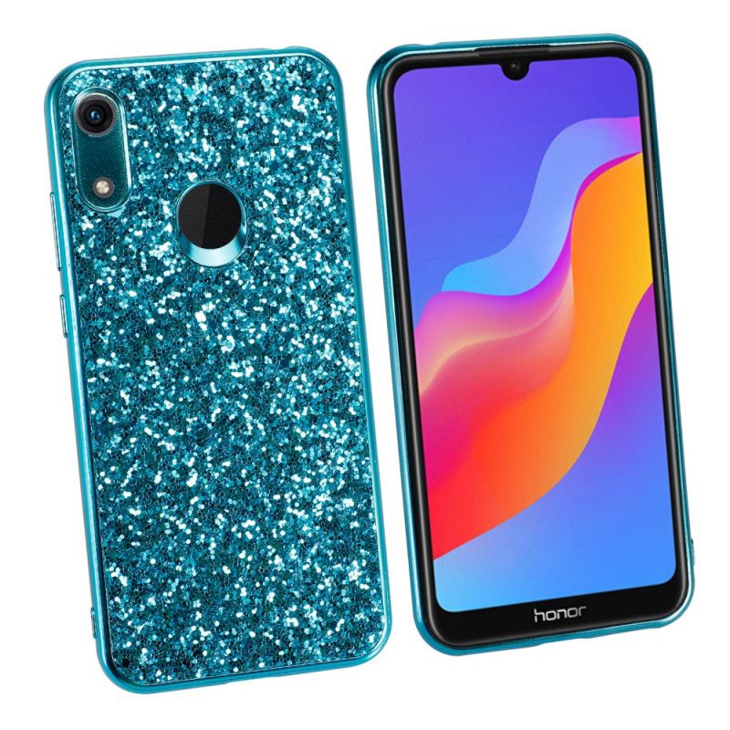 Hoesje Huawei Y6 2019 Goud Rood Premium Glitter