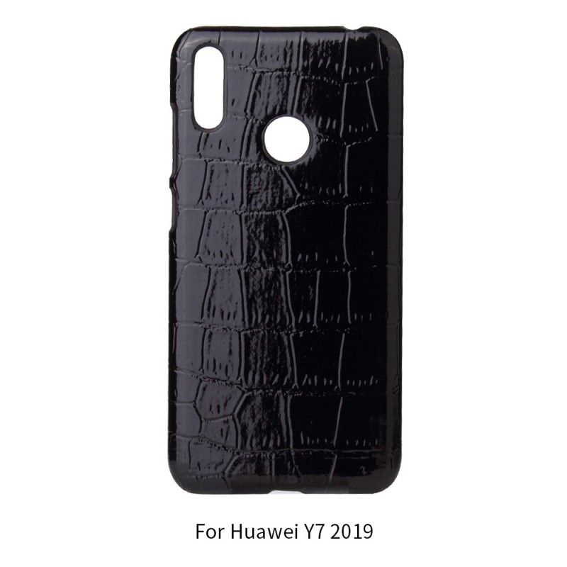 Hoesje Huawei Y6 2019 Krokodillenhuideffect