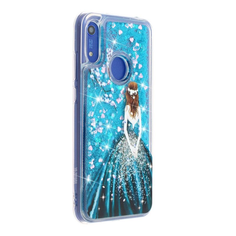 Hoesje Huawei Y6 2019 Telefoonhoesje Prinses Glitter