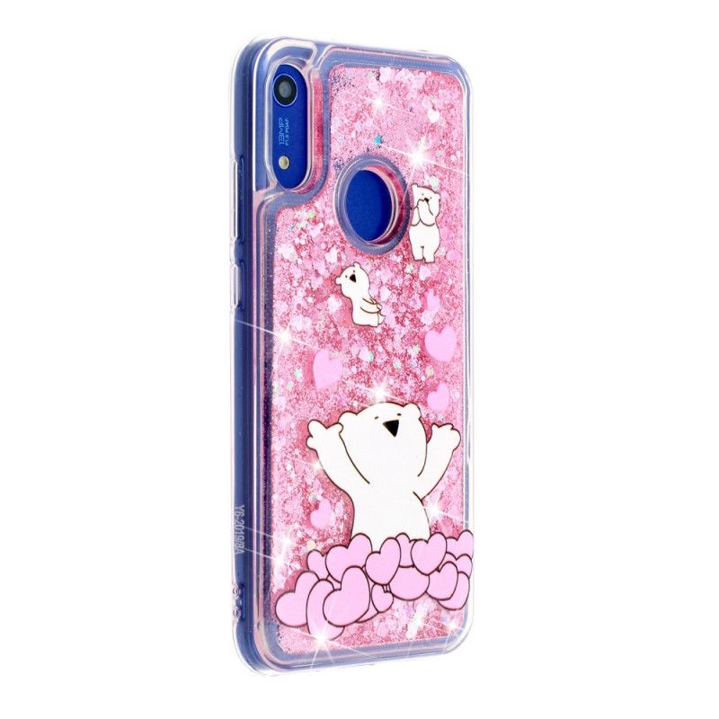 Hoesje voor Huawei Y6 2019 Glitterberen