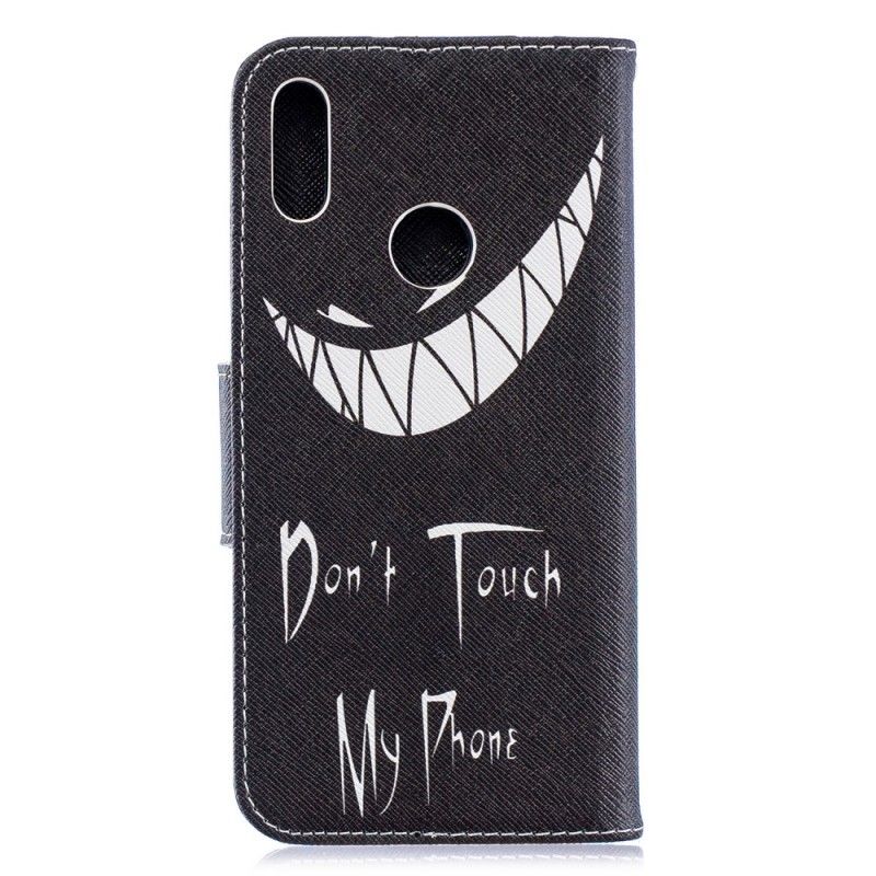 Leren Hoesje Huawei Y6 2019 Duivelse Telefoon
