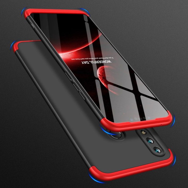 Hoesje Huawei P Smart Plus Rood Zwart Afneembare Gkk