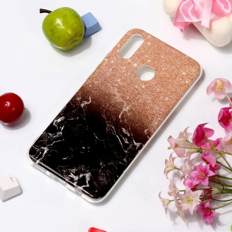Hoesje Huawei P Smart Plus Rose Goud Zeldzaam Marmer