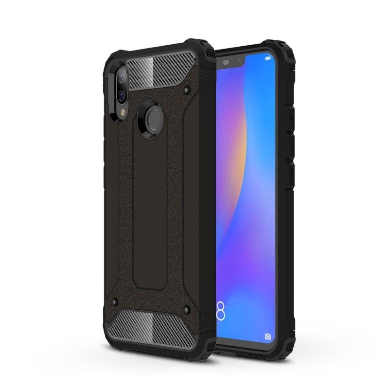 Hoesje Huawei P Smart Plus Wit Zwart Overlevende
