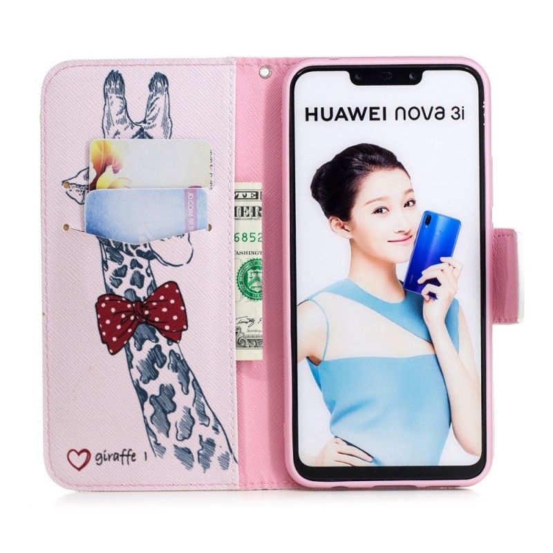 Leren Hoesje Huawei P Smart Plus Telefoonhoesje Nerdgiraf