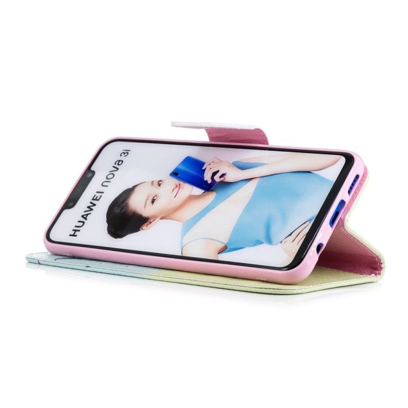 Leren Hoesje Huawei P Smart Plus Leren Vliegen