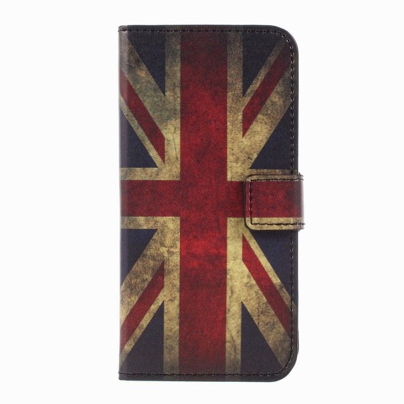 Leren Hoesje Samsung Galaxy XCover 4S / 4 Engelse Vlag