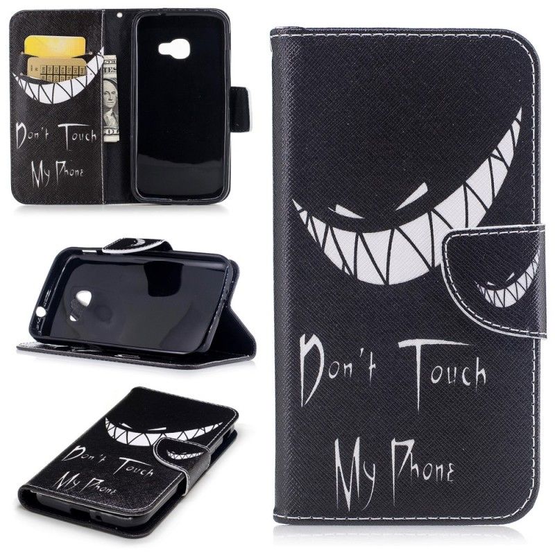 Leren Hoesje voor Samsung Galaxy XCover 4S / 4 Duivelse Telefoon