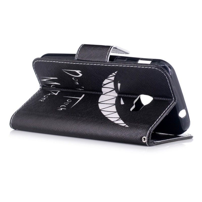 Leren Hoesje voor Samsung Galaxy XCover 4S / 4 Duivelse Telefoon